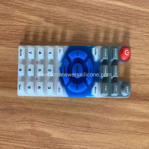 Custom Silicone Rubber Car TV Remote Control Keypad